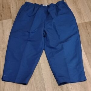 Alfred Dunner Blue Cropped Pants